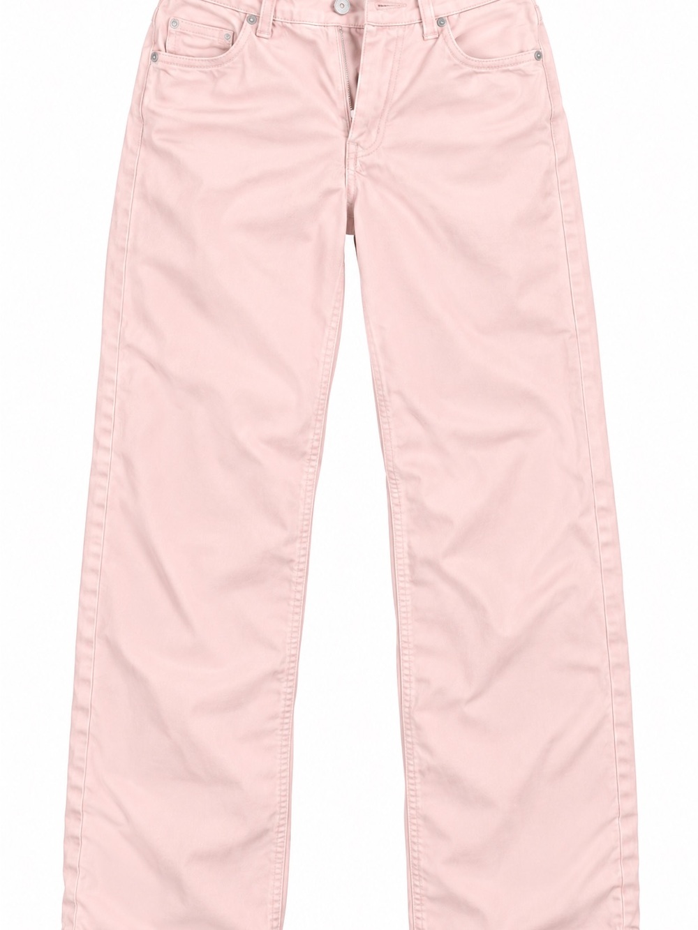 Gianni Bini Light Pink Wide-Leg Jeans
